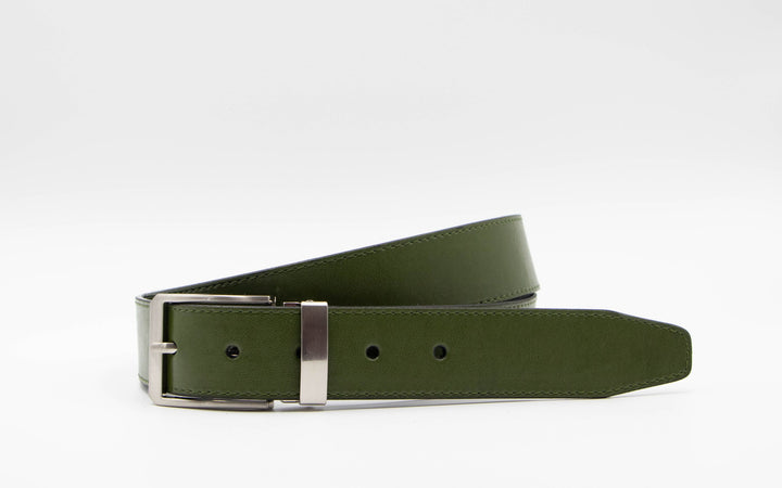 Vegan cactus leather casual green belt - ARTIGIANO