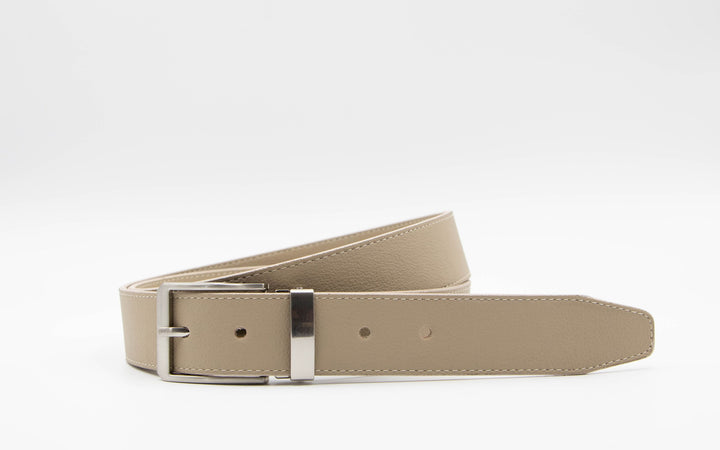 Vegan cactus leather casual nude belt - ARTIGIANO