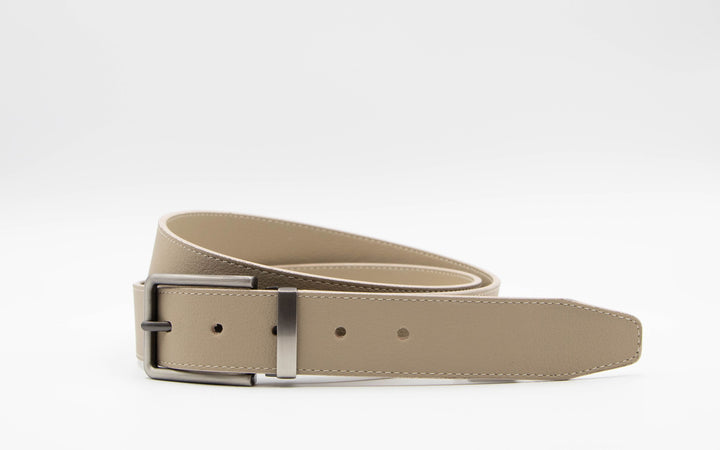 Vegan cactus leather casual nude belt - ARTIGIANO